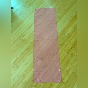 Oblong pink polyester scarf Glentex made in Japan